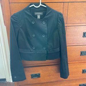 Banana Republic black double breasted blazer
